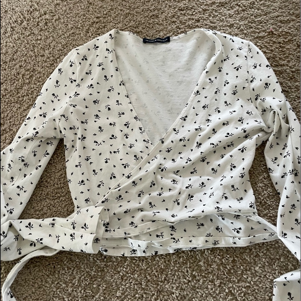 brandy melville tie shirt